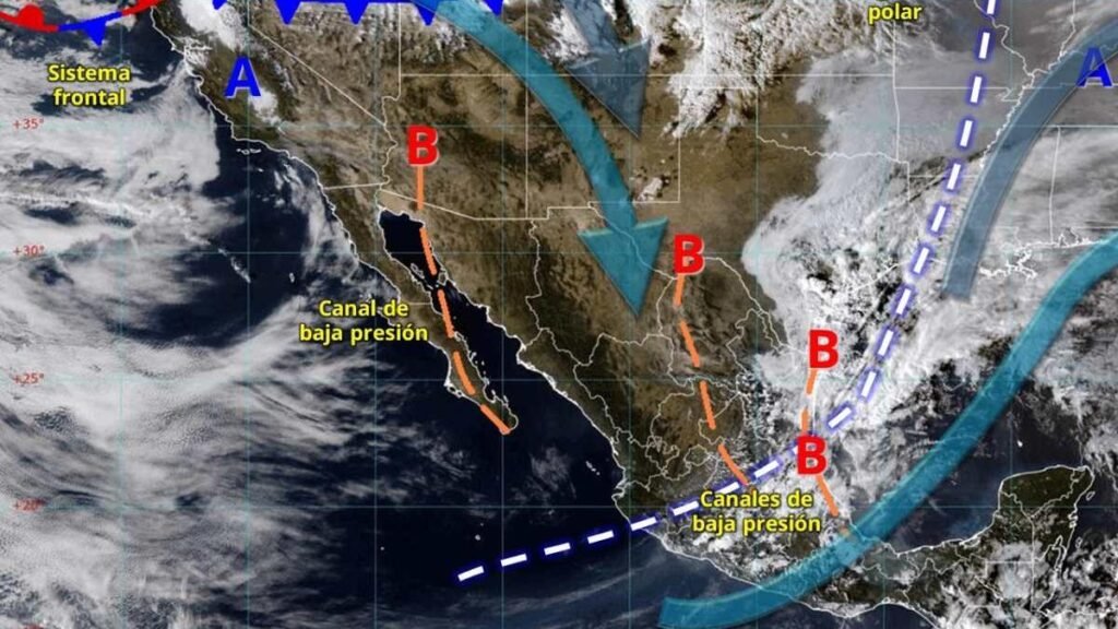 Clima en México para el 18 de diciembre de 2025: Un nuevo frente frío se aproxima.