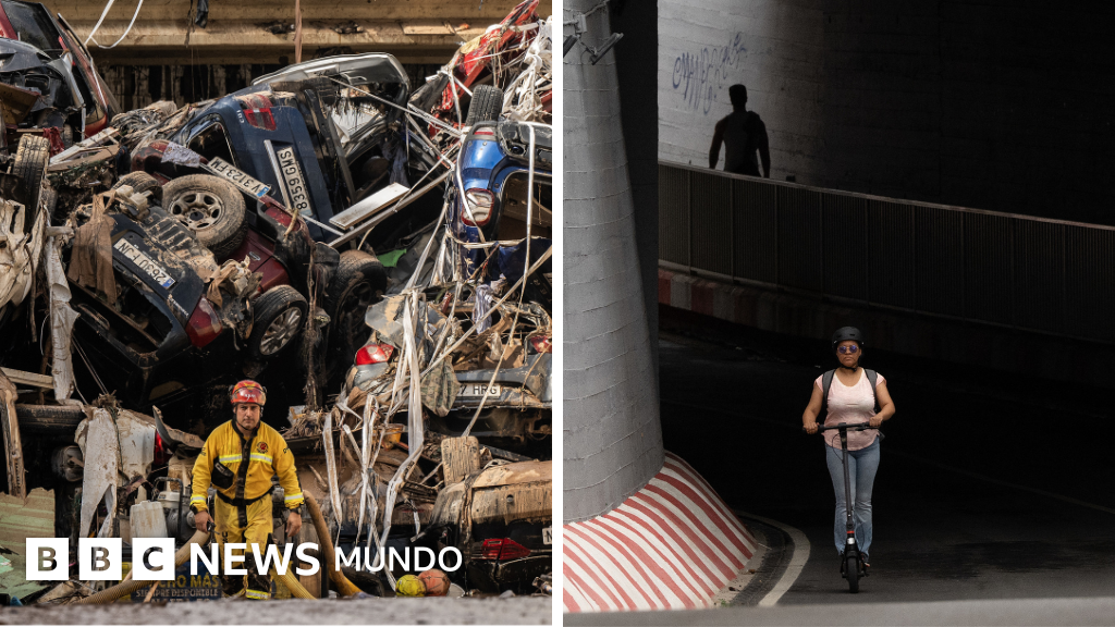 Comparativa fotográfica: el estado actual de los lugares en Valencia afectados hace un año por la DANA que causó más de 200 muertes.