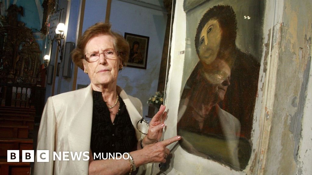 Fallece la española que se hizo famosa a nivel mundial por su intentona fallida de restaurar el fresco del Ecce Homo.