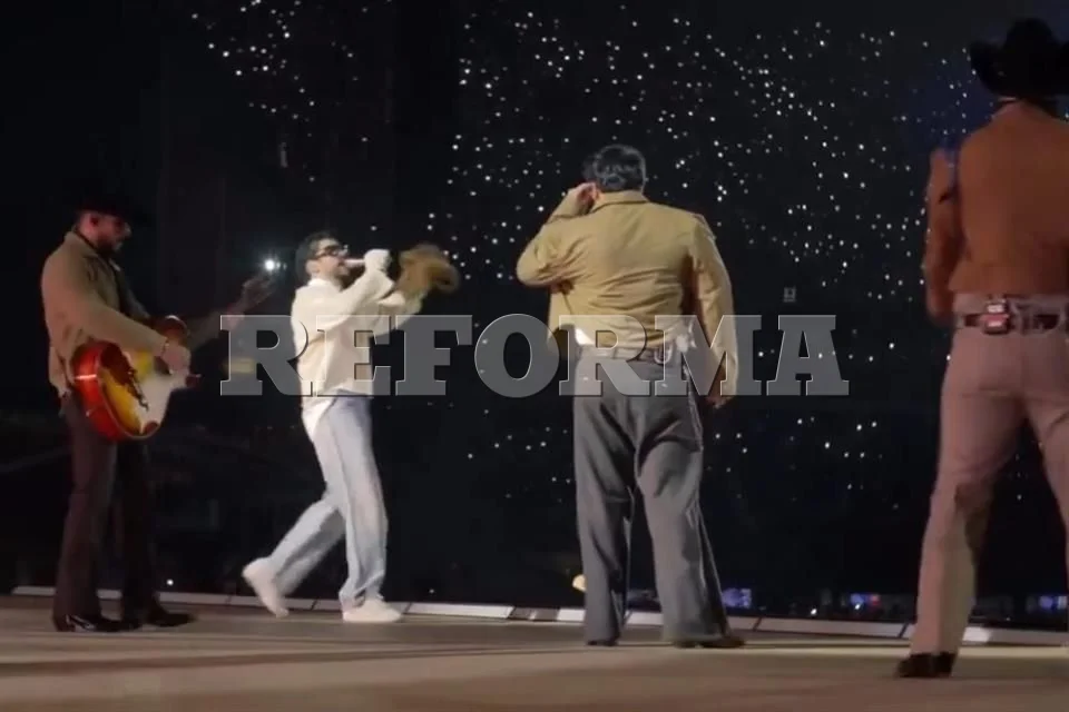 Grupo Frontera deslumbra en el cuarto concierto de Bad Bunny en CDMX