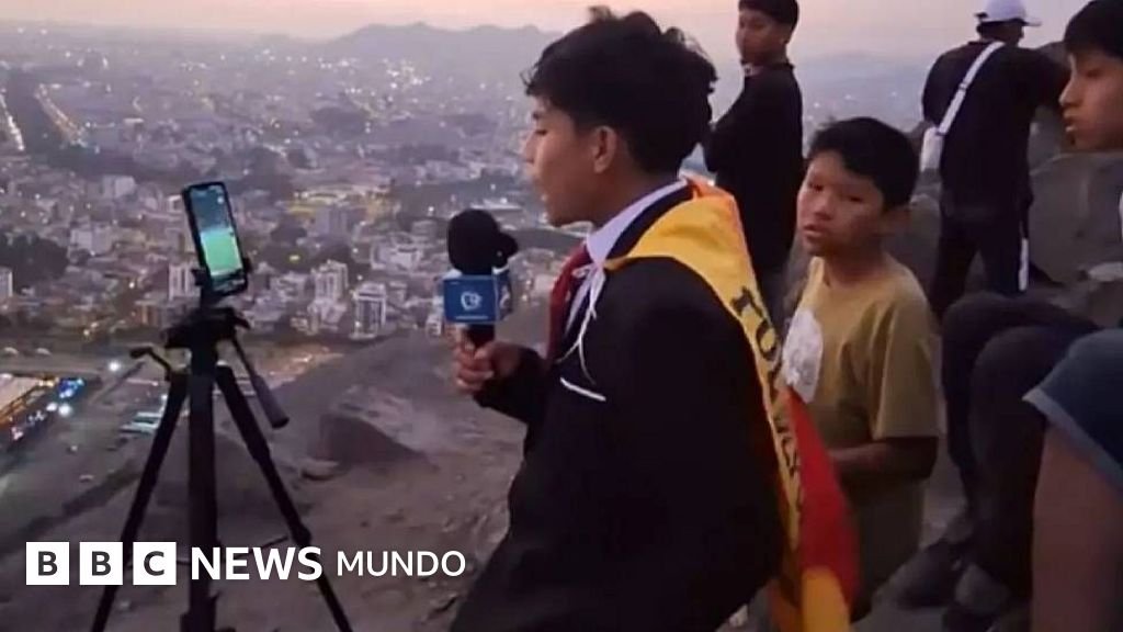 Pol Deportes: El joven peruano que se hizo famoso al comentar la final de la Copa Libertadores desde un cerro y fue invitado a narrar un encuentro de la Champions del Real Madrid.