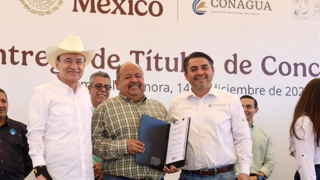 Sonora lanza un nuevo marco legal sobre el agua al otorgar concesiones a agricultores.