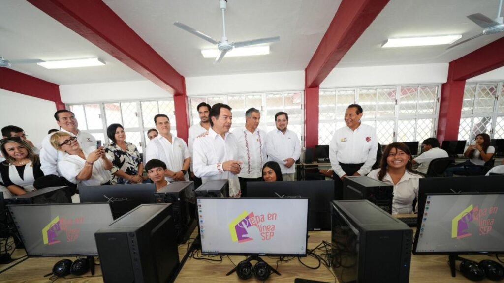 Con la Prepa en Línea-SEP, se incrementa en 9,600 el acceso a la Educación Media Superior, asegura Mario Delgado