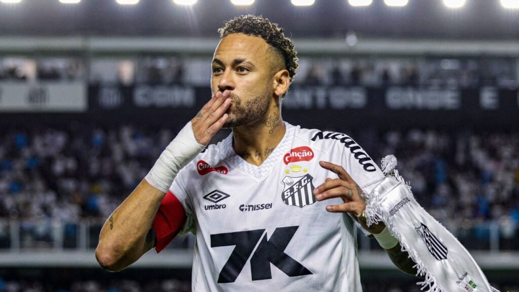 Neymar extiende su contrato con el Santos hasta 2026