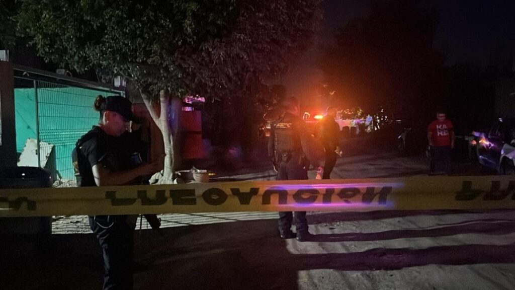 Un perro es asesinado durante un tiroteo; su cuerpo queda en el patio de una vivienda