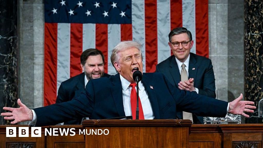 "Nuestro aliado y compañero, Venezuela" y otras 5 frases memorables del contundente discurso sobre el Estado de la Unión de Trump.