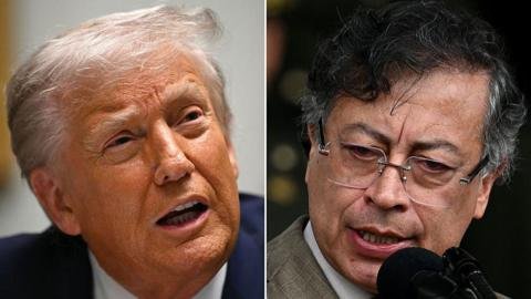Petro se reúne con Trump en la Casa Blanca después de meses de fricción entre los dos mandatarios.