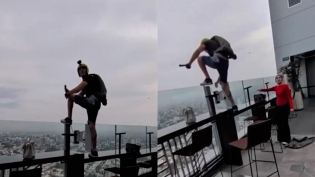 “Un hombre salta desde el piso 42 del hotel RIU Plaza en Guadalajara, burlando la seguridad | VIDEO”