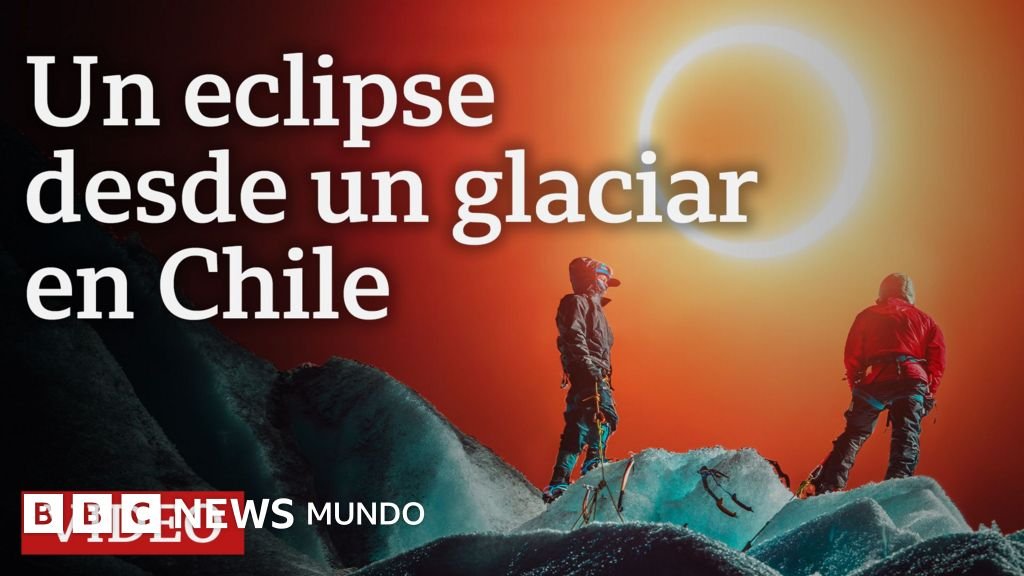 La extensa (y exitosa) aventura de capturar un eclipse en un glaciar en Chile.