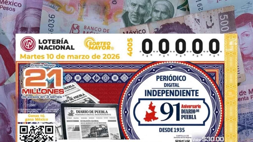 Lotería Nacional: Resultados del Sorteo Mayor número 4005 del 10 de marzo de 2026