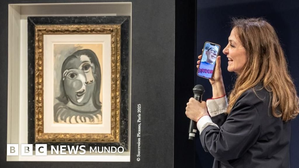 El hombre que se ganó una pintura de Picasso valorada en 1,2 millones de dólares tras pagar solo 118 dólares en una rifa benéfica.