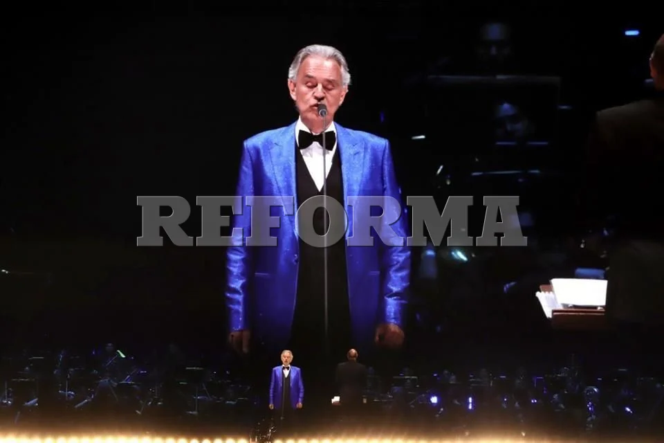 El impresionante concierto de Andrea Bocelli en el Zócalo