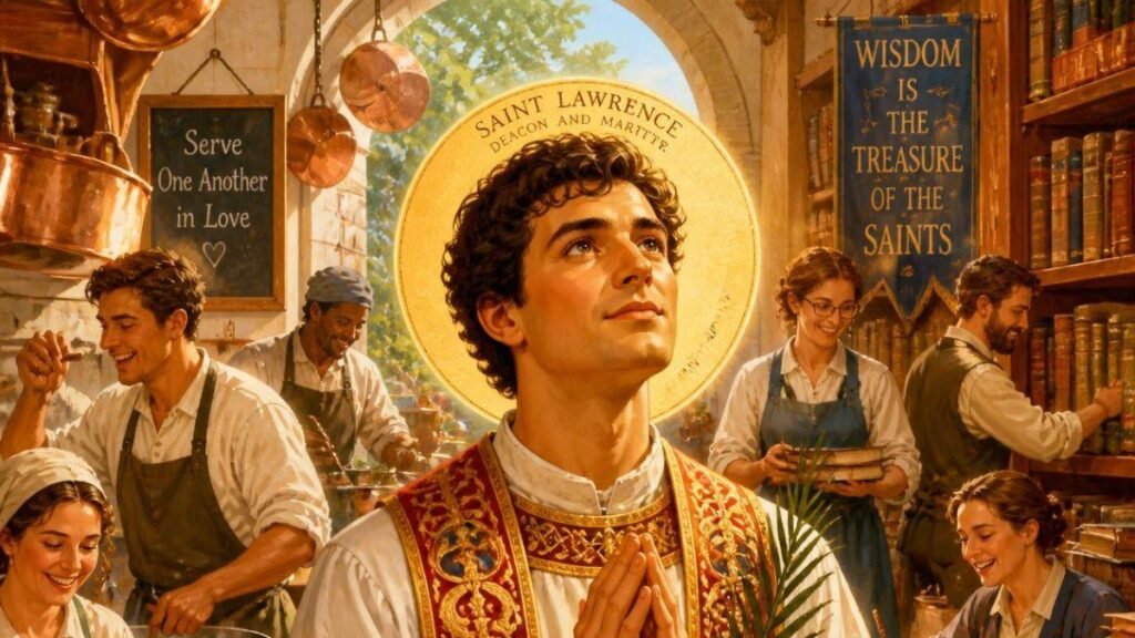 ¿Qué santo se conmemora hoy 10 de agosto? San Lorenzo y su oración para archivistas y bibliotecarios