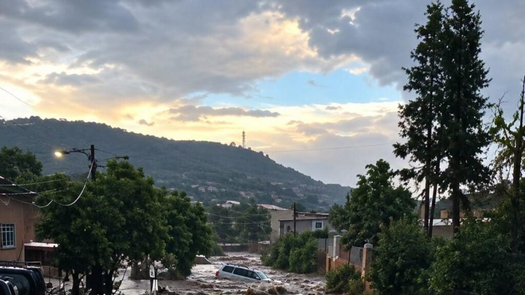 Lluvias torrenciales en Durango causan la muerte de 3 personas tras arrastrar sus vehículos en un arroyo